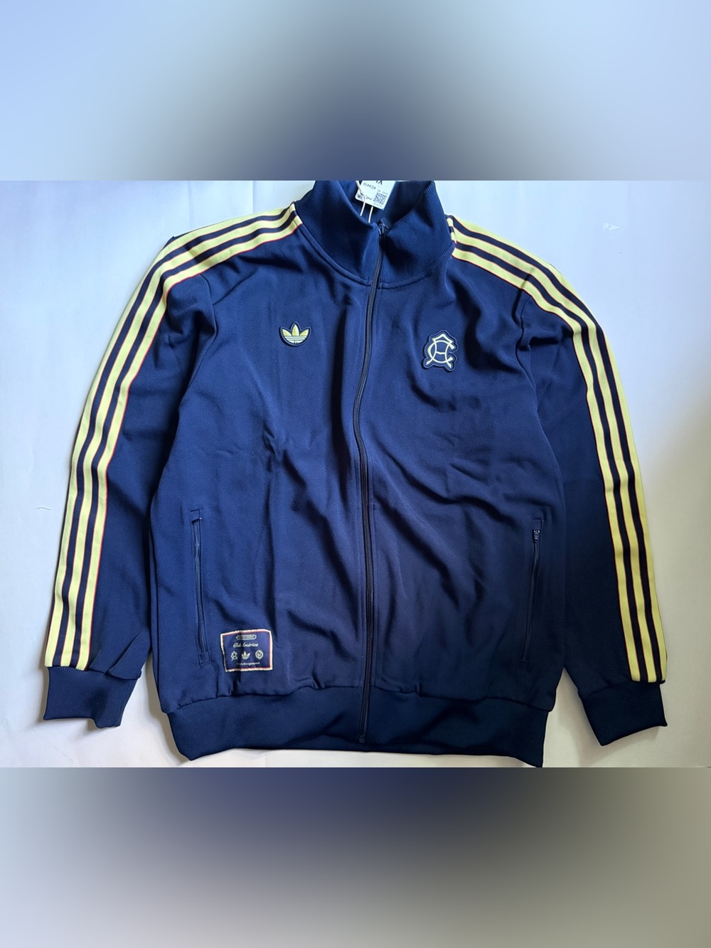 Adidas Originals [XL] Club América Icon Track Jacket Navy/Yellow KC4410
